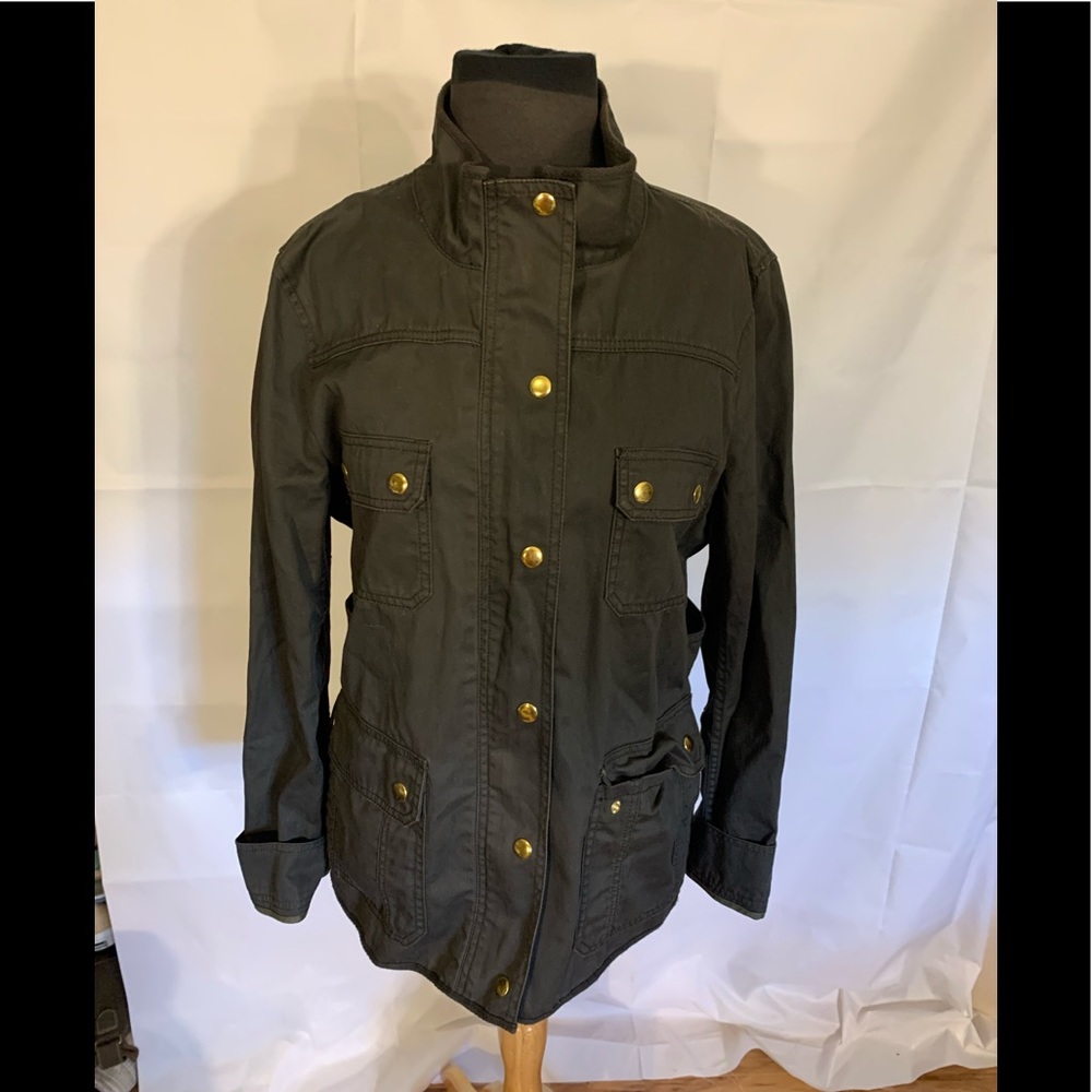 J crew the downtown field jacket in drab olive L - Picture 2 of 6
